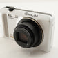 CASIO EXILIM EX-ZR200 White With 4GB SDHC Card Digital Camera from Japan #1629