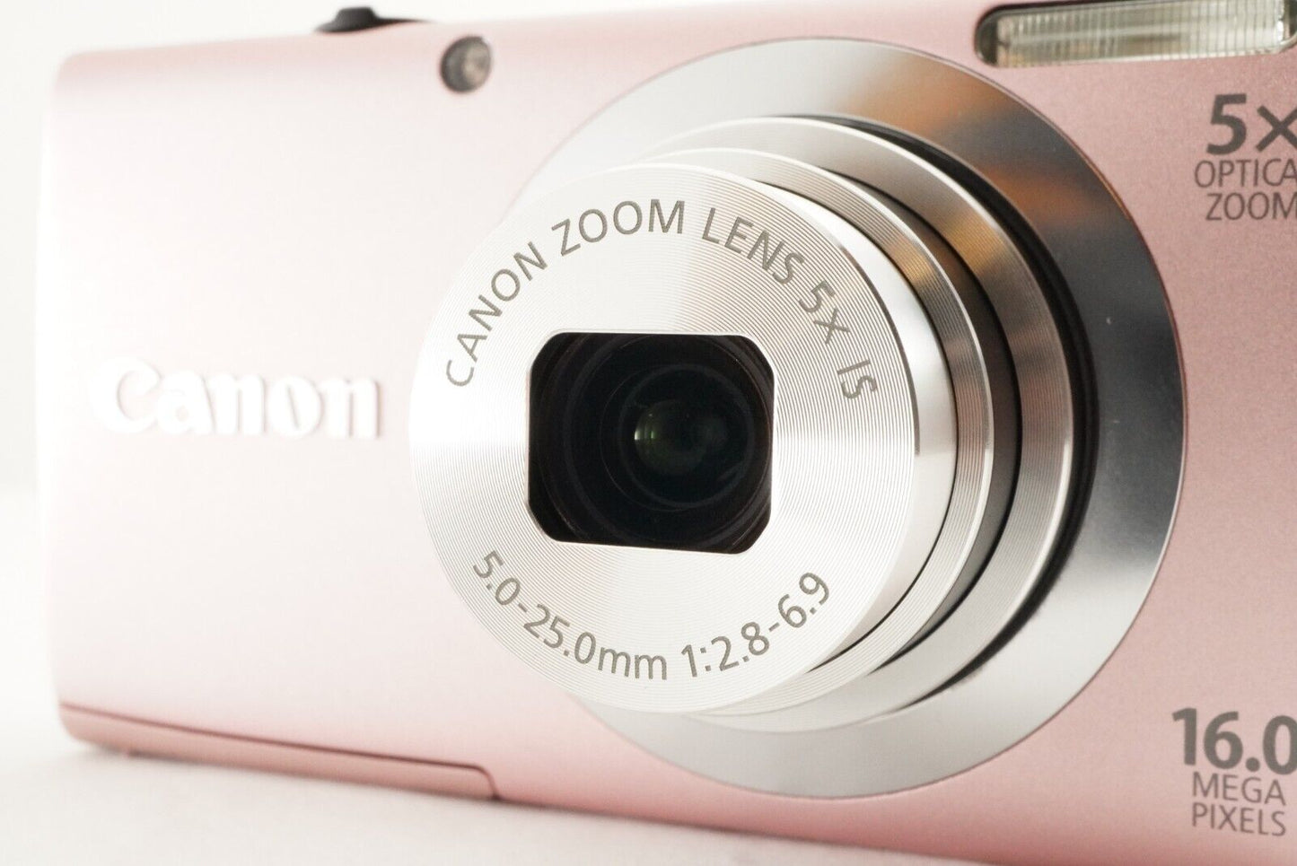 Canon PowerShot A2400 IS Pink With 4GB SDHC Card Digital Camera from Japan #1612