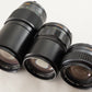 MINOLTA MC ROKKOR-PG 50mm F1.4 + TELE ROKKOR-PF 135mm + 200mm from Japan #9737