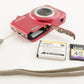 FUJIFILM FINEPIX JX400 Red In Box &4GB SDHC Card Digital Camera from Japan #1301