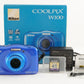 Nikon COOLPIX W100 Blue In Box With 4GB SDHC Card Digital Camera from Japan#1634