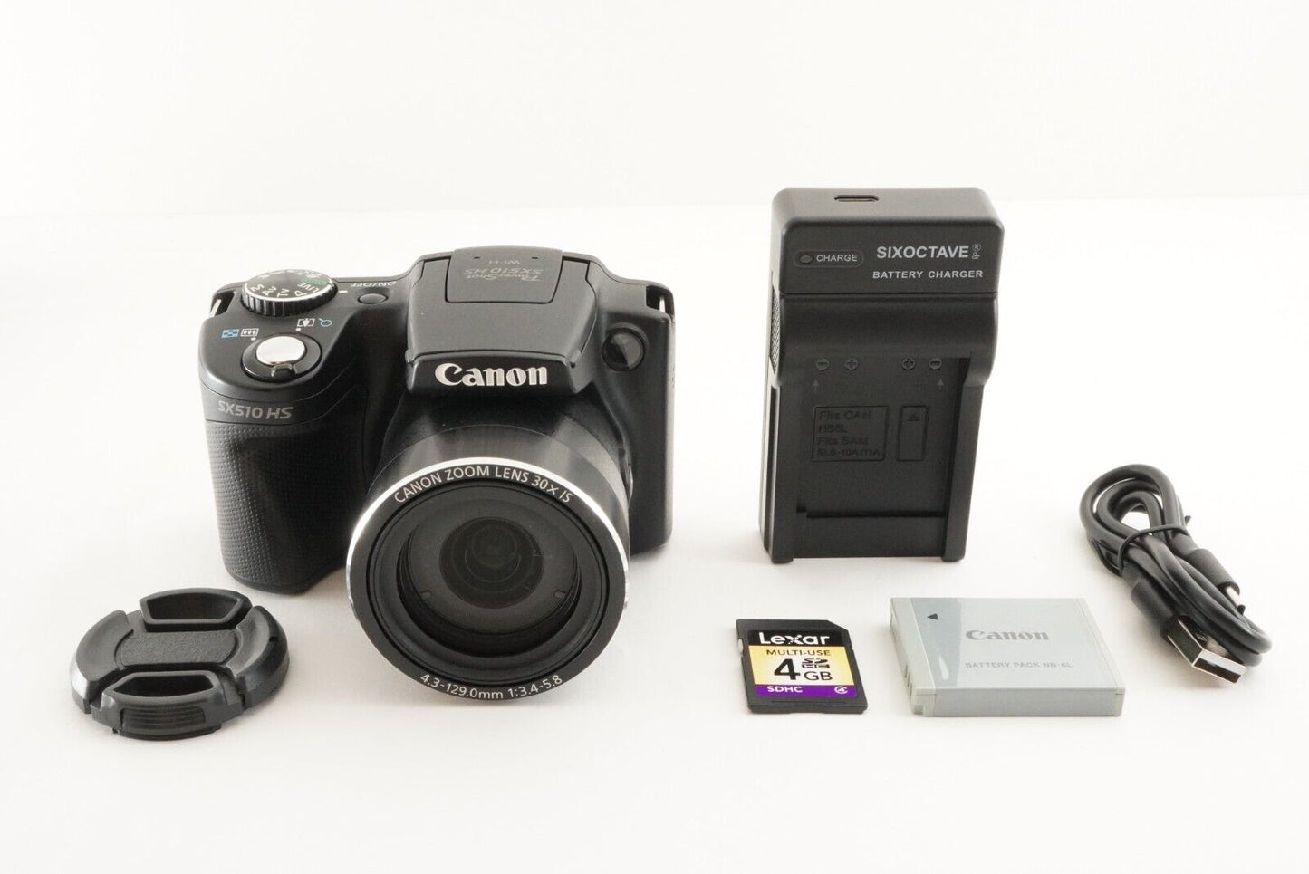 Canon PowerShot SX510 HS With 4GB SDHC Card Digital Camera from Japan #1834