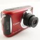 Canon PowerShot A495 Red In Box With 2GB SD Card Digital Camera from Japan #1460