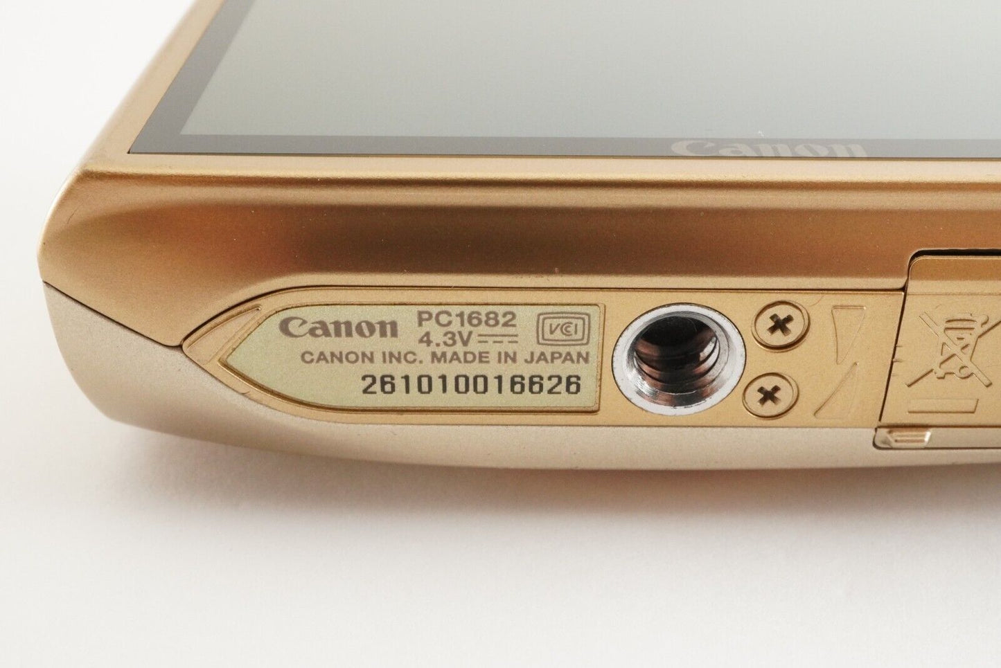 Canon IXY 32S Gold In Box With 4GB SDHC Card Digital Camera from Japan #0819