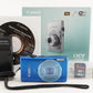 Canon IXY 100F Blue In Box With 4GB SDHC Card Digital Camera from Japan #1560