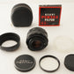 PENTAX Super-Takumar 55mm F2 & Lens Food & Filter Photo tested! From Japan #8132