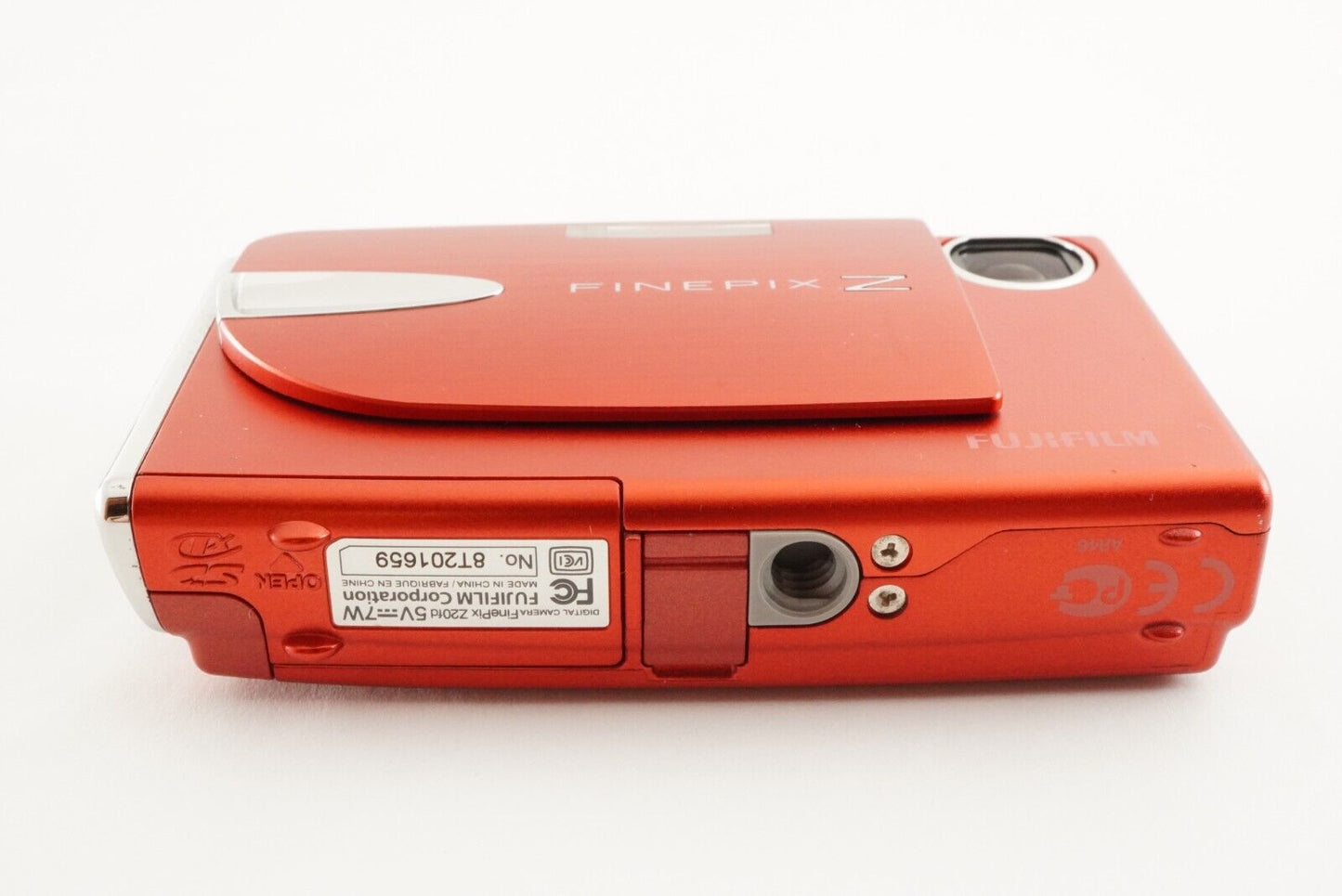 FUJIFILM FINEPIX Z20fd Red With 2GB SD Card Digital Camera from Japan #1642