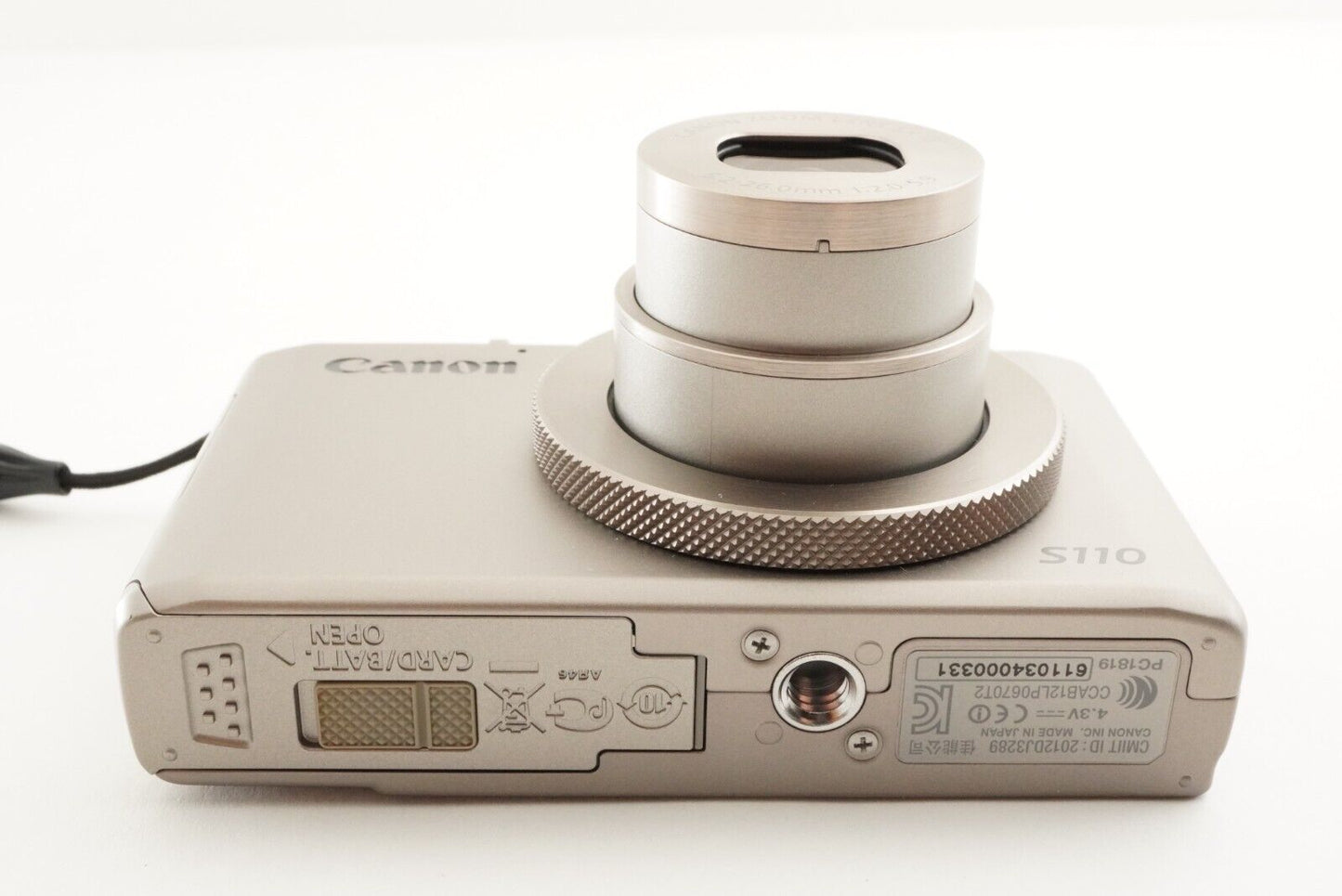 Canon PowerShot S110 Silver With 4GB SDHC Card Digital Camera from Japan #1622