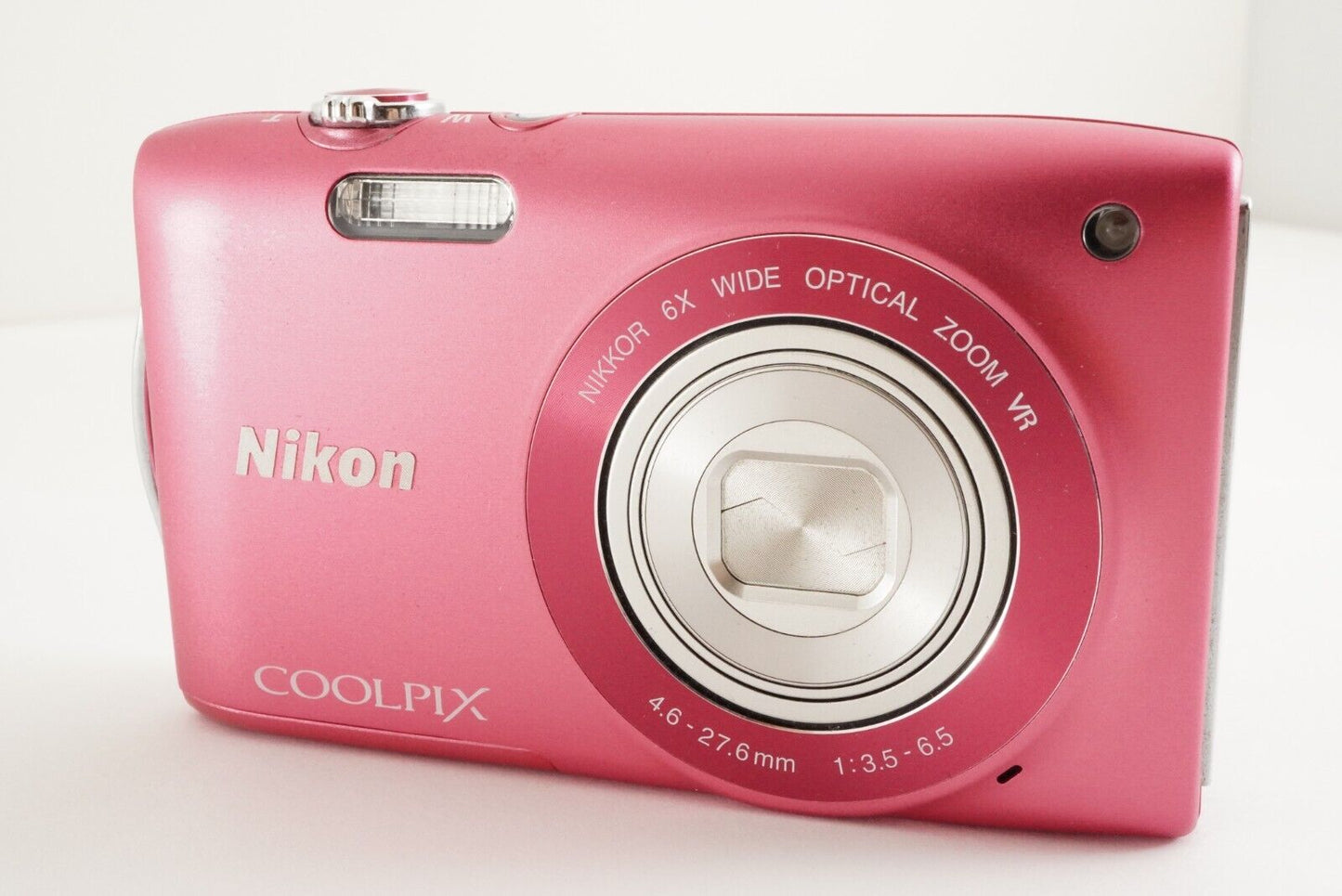 NIkon COOLPIX S3300 Pink With 4GB SDHC Card Digital Camera from Japan #9718