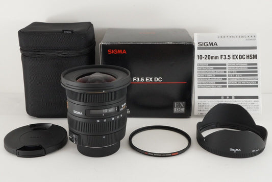 SIGMA 10-20mm F3.5 EX DC HSM In Box For NIKON F AF ZOOM Lens from Japan #8414