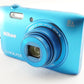 Nikon COOLPIX S3600 Blue With 4GB SDHC Card Digital Camera from Japan #1324