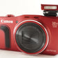 Canon PowerShot SX710 HS Red With 4GB SDHC Card Digital Camera from Japan #1458