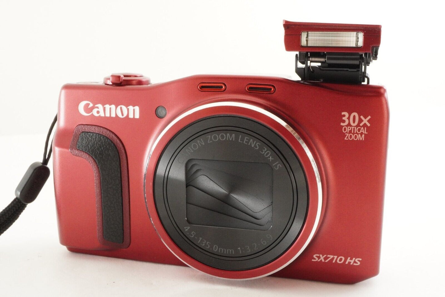 Canon PowerShot SX710 HS Red With 4GB SDHC Card Digital Camera from Japan #1458