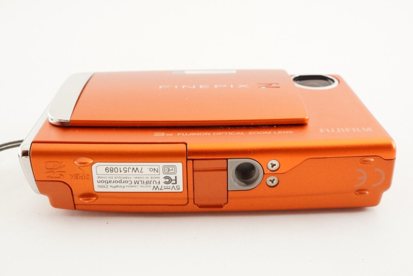 FUJIFILM FinePix Z10fd Orange With 2GB SDHC Card Digital Camera from Japan #1536