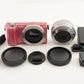 [S/C: 2,700] SONY Alpha a5000 ILCE-5000 Pink + E PZ 16-50mm from Japan #9770