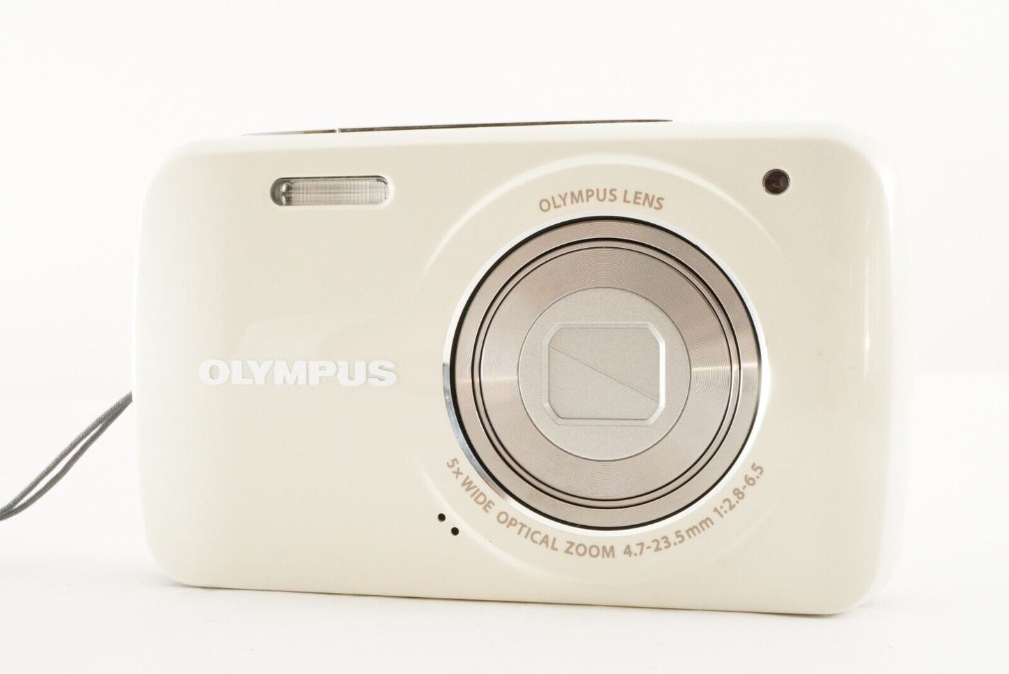 OLYMPUS VH-210 White With 4GB SDHC Card Compact Digital Camera from Japan #1461