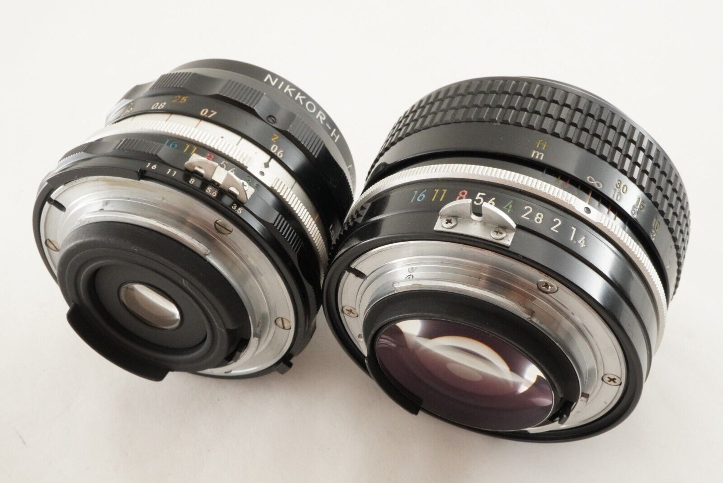 New Light Seals Nikon F2 Photomic S Black + 50mm F1.4 + 28mm from Japan #9242