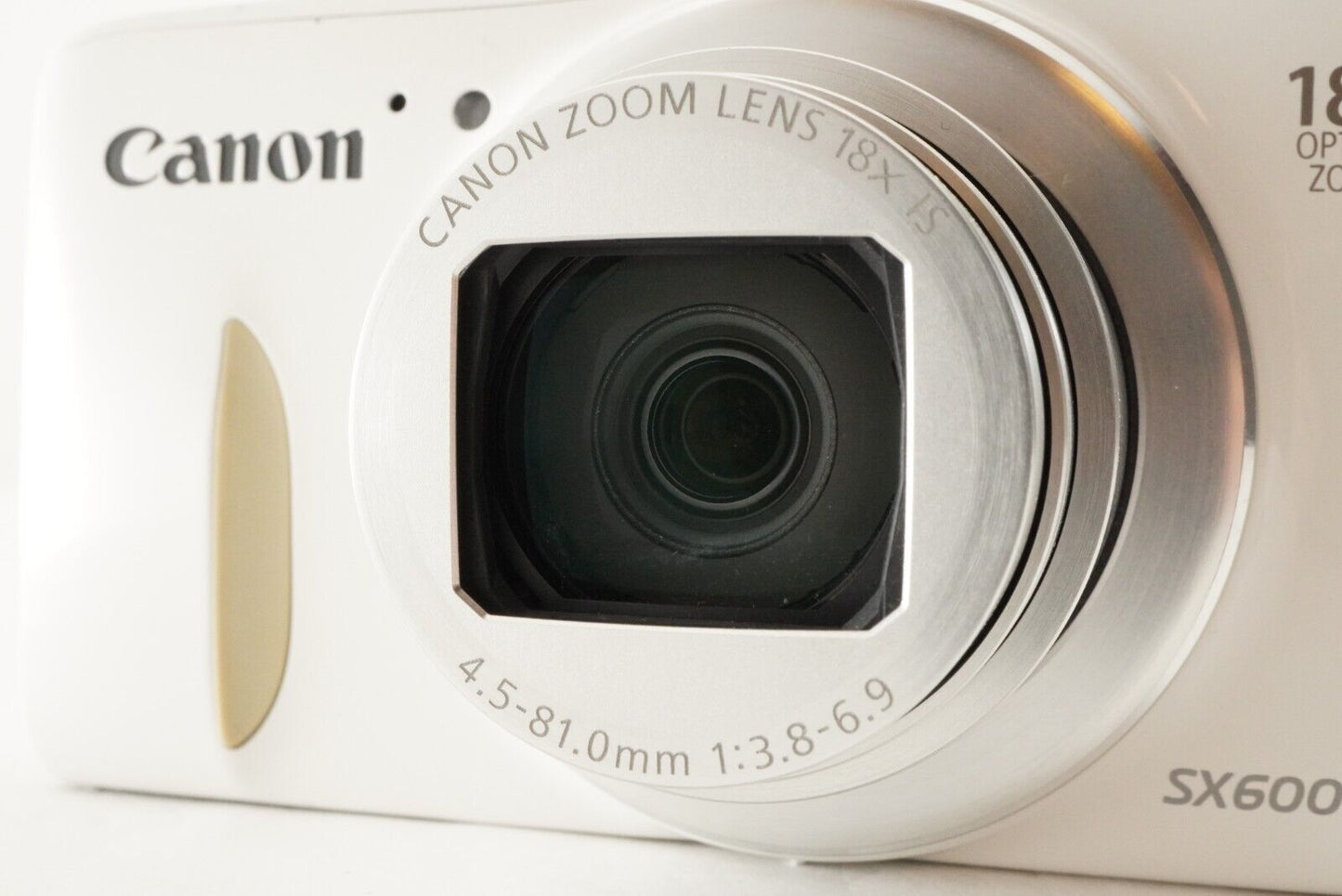 Canon PowerShot SX600 HS White & 4GB SDHC Card Digital Camera from Japan #1489