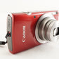 Canon IXY 200 Red With 4GB SDHC Card Compact Digital Camera from Japan #0873