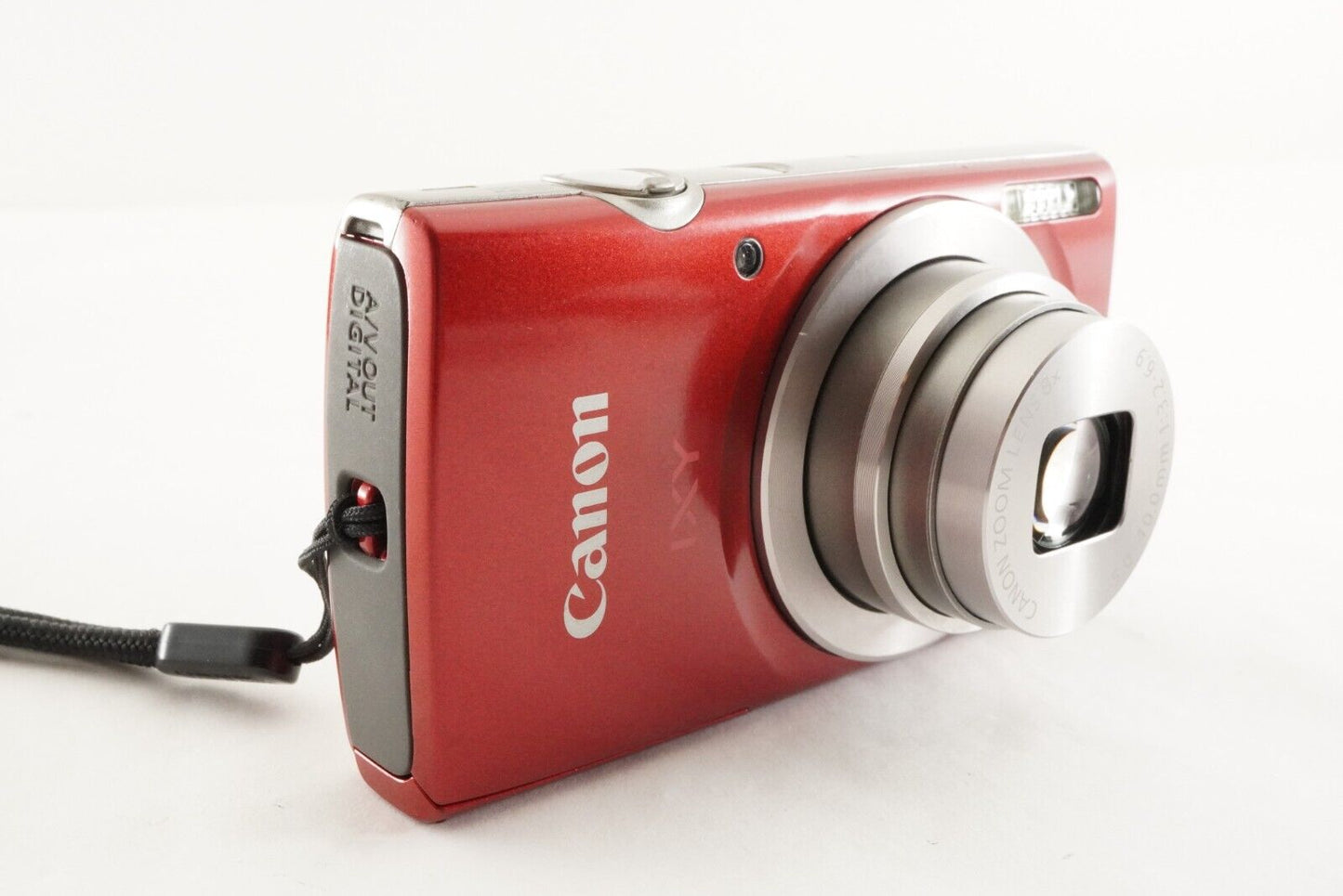 Canon IXY 200 Red With 4GB SDHC Card Compact Digital Camera from Japan #0873