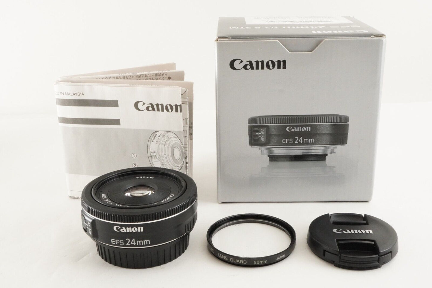 Canon EF-S 24mm F2.8 STM In Box AF Wide Angle Lens from Japan #1655