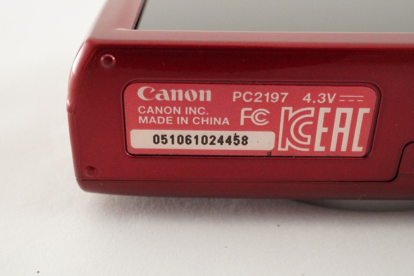 Canon IXY 150 Red With 4GB SDHC Card Digital Camera from Japan #8821