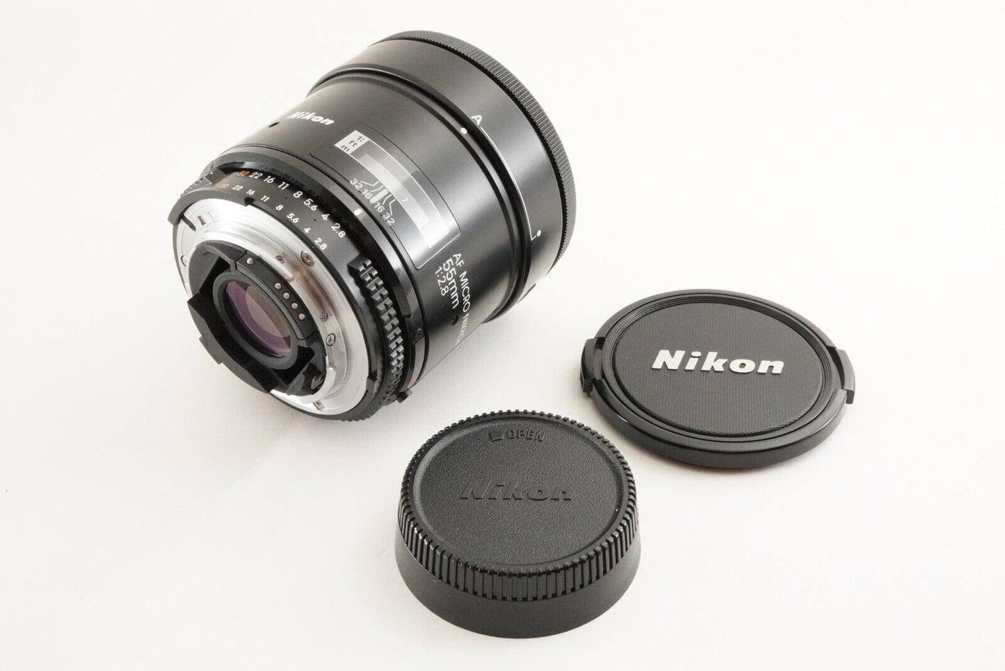 Nikon AF MICRO NIKKOR 55mm F2.8 AF MACRO Lens from Japan #0952