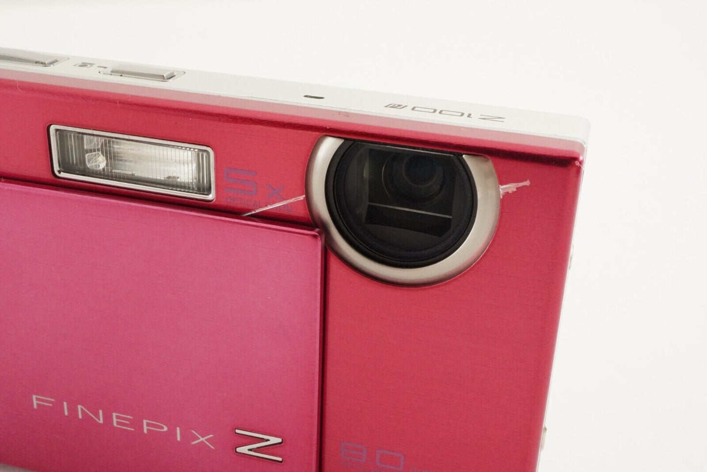 FUJIFILM FinePix Z100fd Pink With 2GB SD Card Digital Camera from Japan #1465