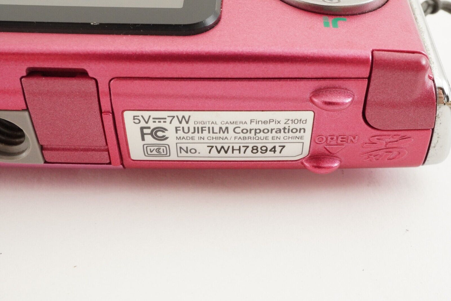 FUJIFILM FinePix Z10fd Pink With 2GB SD Card Digital Camera from Japan #1450