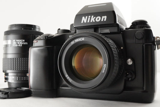 NIKON F4 + AF Nikkor 50mm F1.4D + AF NIKKOR 35-105mm F3.5-4.5 from Japan #8944