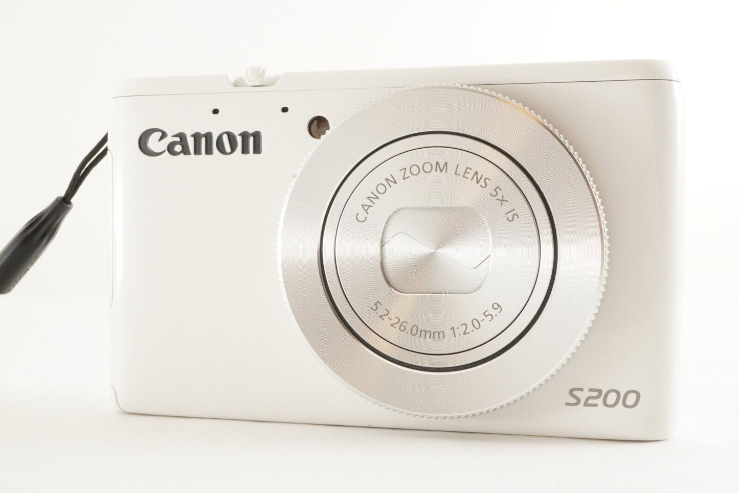 Canon PowerShot S200 White In Box &4GB SDHC Card Digital Camera from Japan #0845