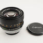 Canon FD 55mm F1.2 S.S.C. "o"mark MF Standard Prime Lens from Japan #9170