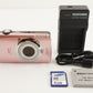 Canon IXY 510 IS Pink With 4GB SDHC Card Digital Camera from Japan #0012