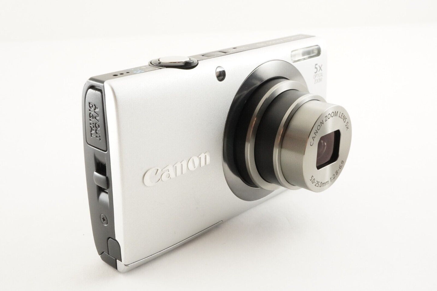 Canon PowerShot A2300 Silver With 4GB SDHC Card Digital Camera from Japan #1572