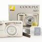 Nikon COOLPIX A10 Silver In Box With 2GB SD Card Digital Camera from Japan #1553