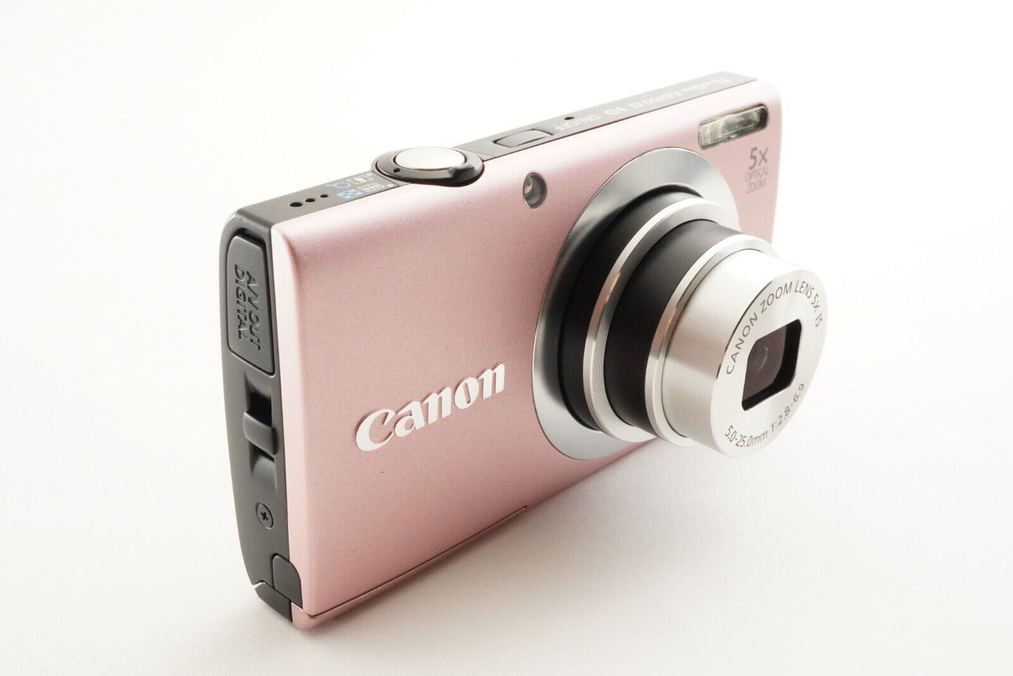 Canon PowerShot A2400 IS Pink With 4GB SDHC Card Digital Camera from Japan #1612