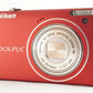 Nikon COOLPIX S640 Red With 4GB SDHC Card Digital Camera from Japan #0705