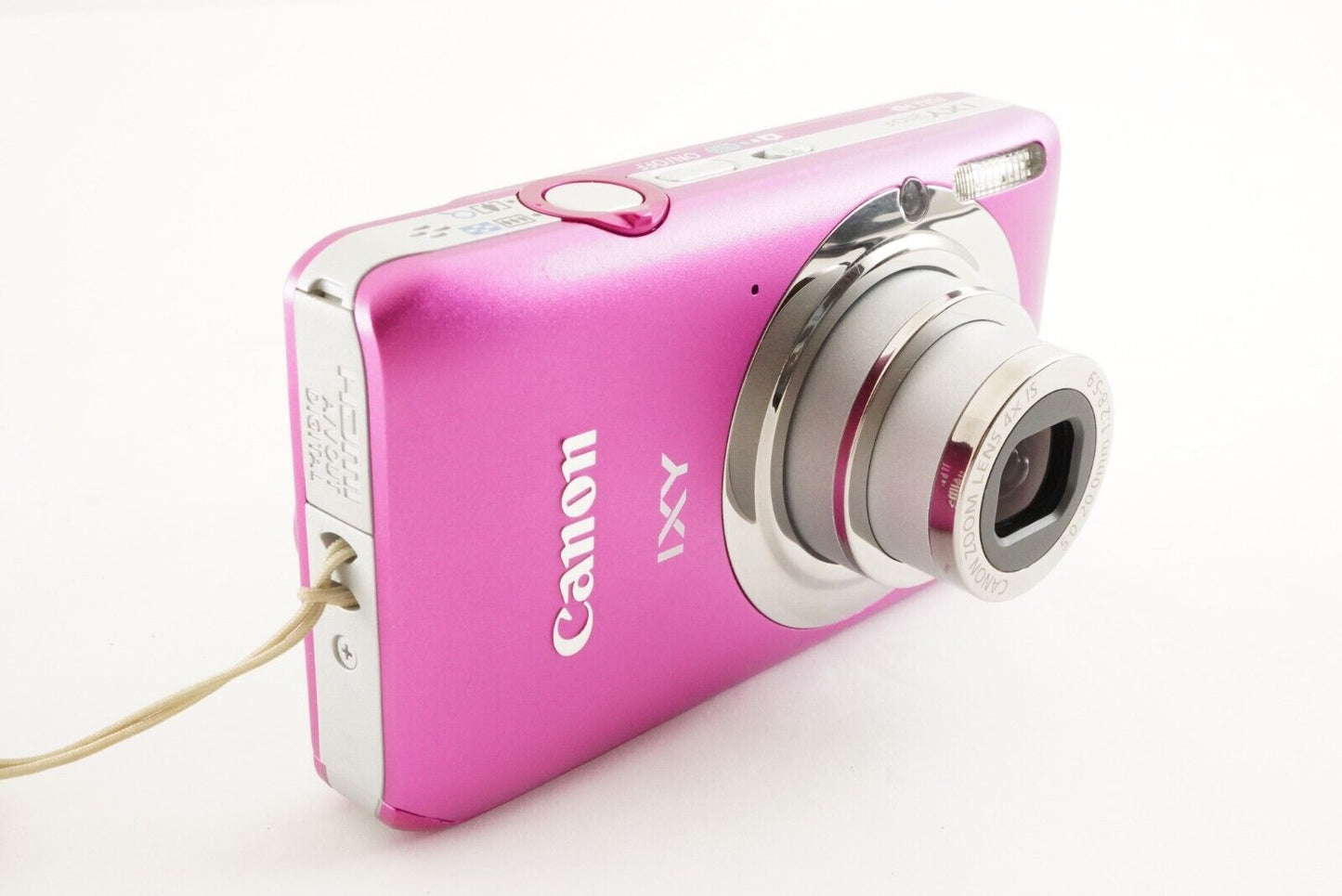 Canon IXY 210F Pink In Box With 4GB SDHC Card Digital Camera from Japan #1457