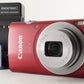 Canon IXY 120 Red With 4GB SDHC Card Digital Camera from Japan #9518