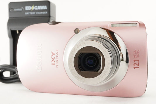 Canon IXY 510 IS Pink With 4GB SDHC Card Digital Camera from Japan #0012