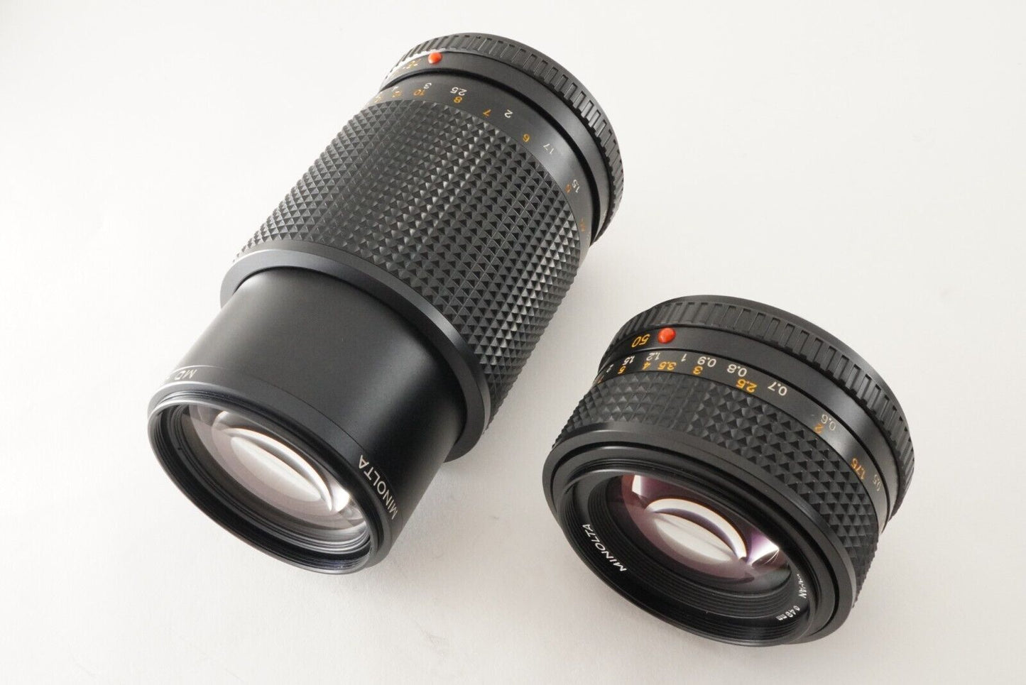 MINOLTA X-700 + MD 50mm F1.4 + 75-150mm F4 New Light Seals from Japan #8151