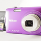 Nikon COOLPIX S3300 Purple With 4GB SDHC Card Digital Camera from Japan #0737