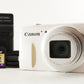 Canon PowerShot SX600 HS White & 4GB SDHC Card Digital Camera from Japan #1489