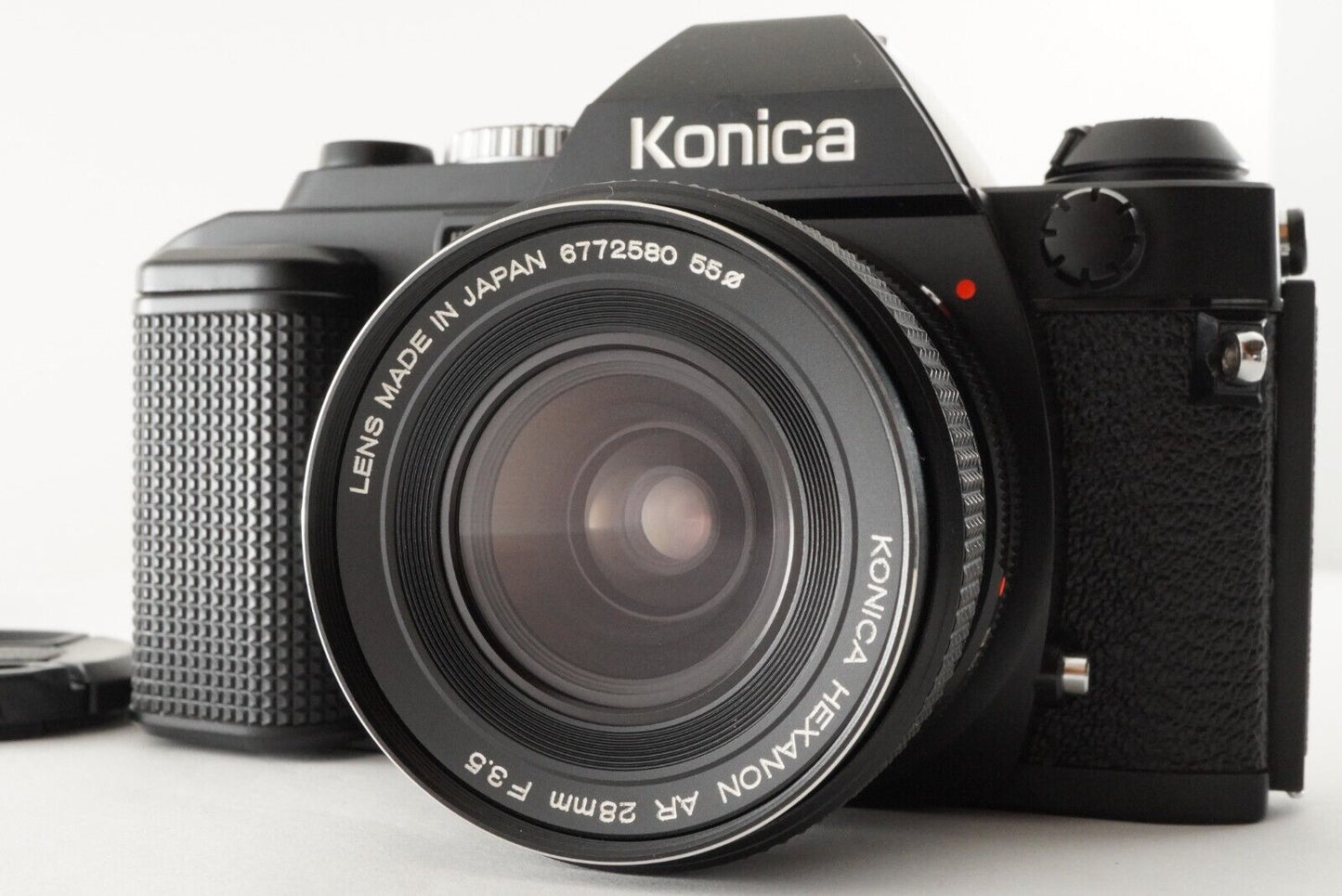 Konica FS-1 + HEXANON AR 28mm F3.5 SLR 35mm Film Camera from Japan #7893