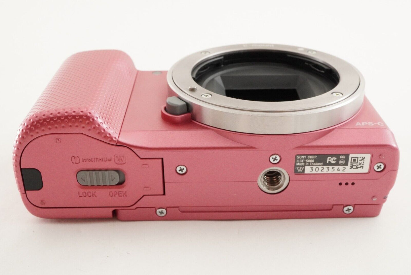 [S/C: 2,700] SONY Alpha a5000 ILCE-5000 Pink + E PZ 16-50mm from Japan #9770