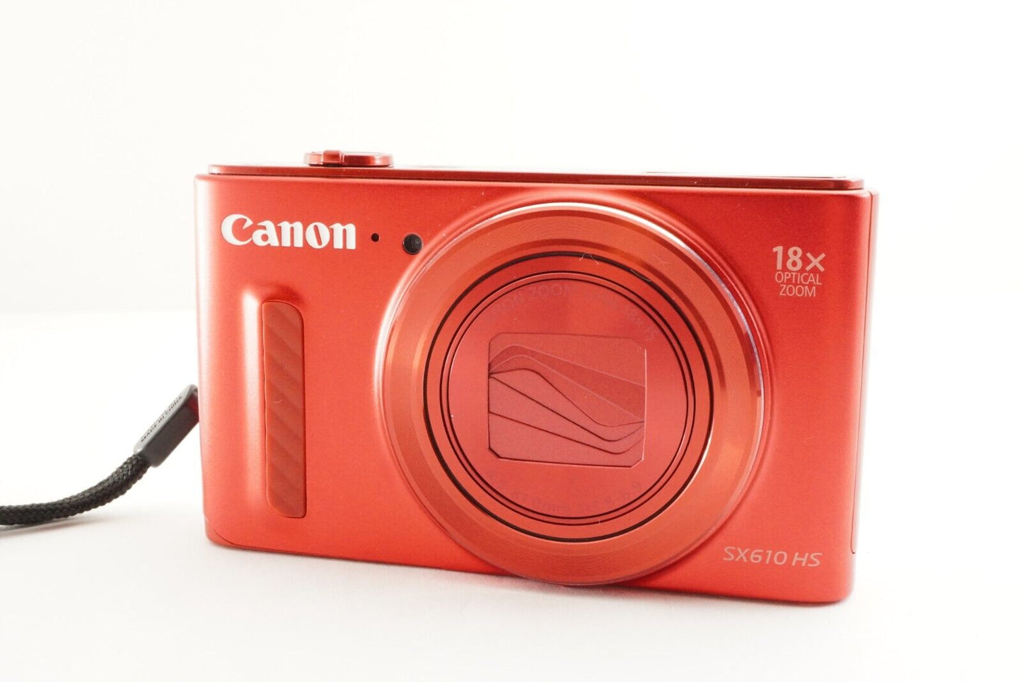 Canon PowerShot SX610 HS Red With 4GB SDHC Card Digital Camera from Japan #1645