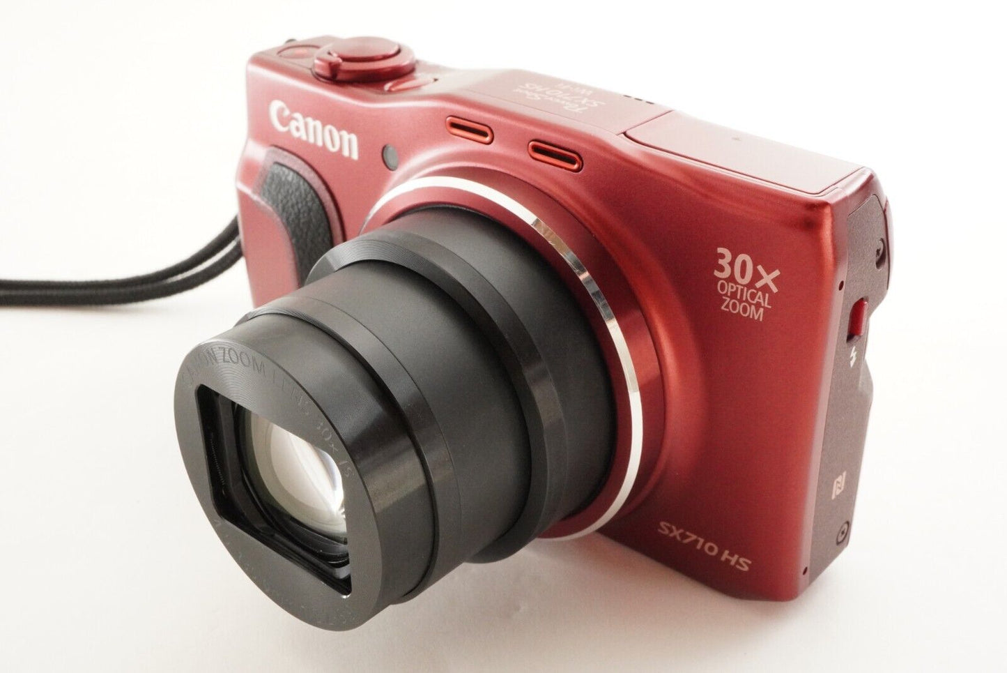 Canon PowerShot SX710 HS Red With 4GB SDHC Card Digital Camera from Japan #1458