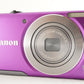 Canon PowerShot A3500 IS Purple & 4GB SDHC Card Digital Camera from Japan #0736