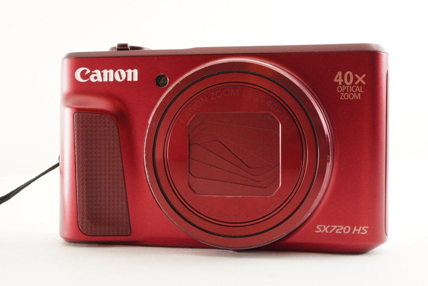 Canon PowerShot SX720 HS Red With 4GB SDHC Card Digital Camera from Japan #1524