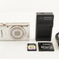 Canon IXY 180 Silver With 4GB SDHC Card Compact Digital Camera from Japan #0834